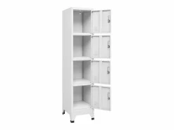 Armario taquilla con 4 compartimentos 38x45x180 cm^vidaxl Sale