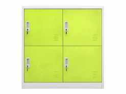 Armario taquilla de acero gris claro y 90x45x92,5 cm^vidaxl Clearance
