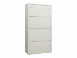 Armario Taquilla Claro 90x40x180 cm Acero Gris Sale