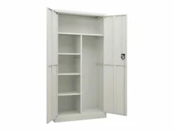 Armario Taquilla Claro 90x40x180 cm Acero Gris Sale