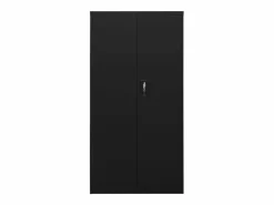 Armario Taquilla 90x40x180 cm Acero Negro Discount