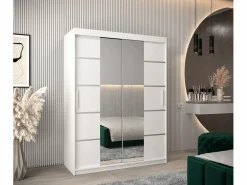 ARMARIO VERONA 4 DE PUERTAS CORREDERAS 200/150/62 2 puertas (blanco/blanco)^Abiks Möbel Online