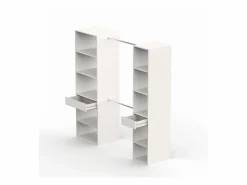 Armario vestidor Cloe acabado 200 CM (ALTO) X 200 CM (ANCHO) X 50 CM (FONDO) Blanco Discount
