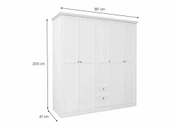 Mueble Perchero|Armario 187x200x67 cm