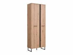 Mueble Perchero|Armario 70,5x194,5x35 cm Madera de roble natural Conjunto de pasillo de 5 piezas