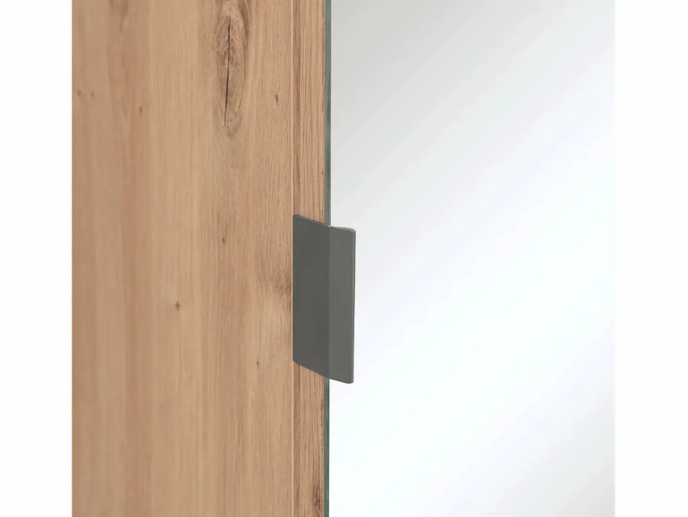 Armario 80x190x37 cm madera de roble natural Gris antracita / Marru00f3n Online
