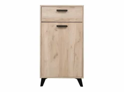 Mueble Perchero|Armario 53,5x192x35 cm Madera de roble gris Juego de pasillo de 5 piezas