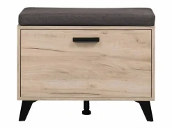 Mueble Perchero|Armario 53,5x192x35 cm Madera de roble gris Juego de pasillo de 5 piezas