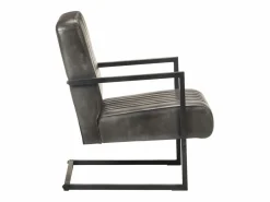 Garden Furniture Sillón De Piel|Armel Sillón voladizo cuero auténtico envejecido