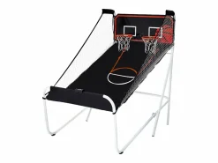 Aro de Baloncesto Plegable, SucceBuy, Juego Arcade de Baloncesto Plegable para Interiores con Doble Tiro para 2 Jugadores y 5 Pelotas New