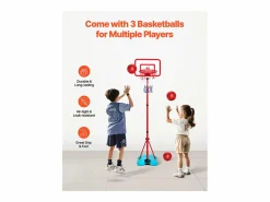 Aro de Baloncesto SucceBuy Canasta de Baloncesto Infantil, Altura Ajustable, Portátil, para Niños^ Discount