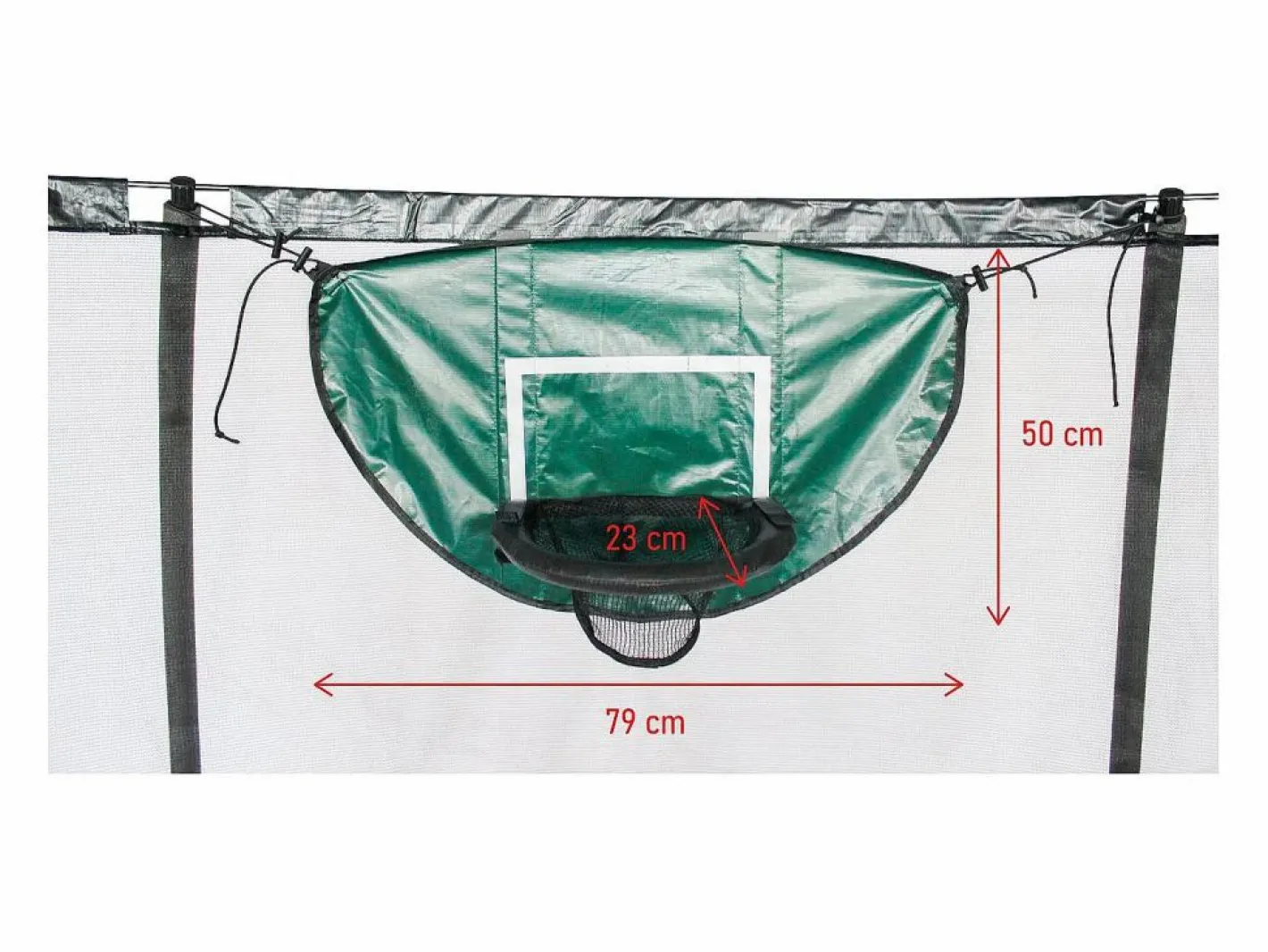 Habitat et jardin Aro de baloncesto universal para trampolín "Loopy" - Verde Best