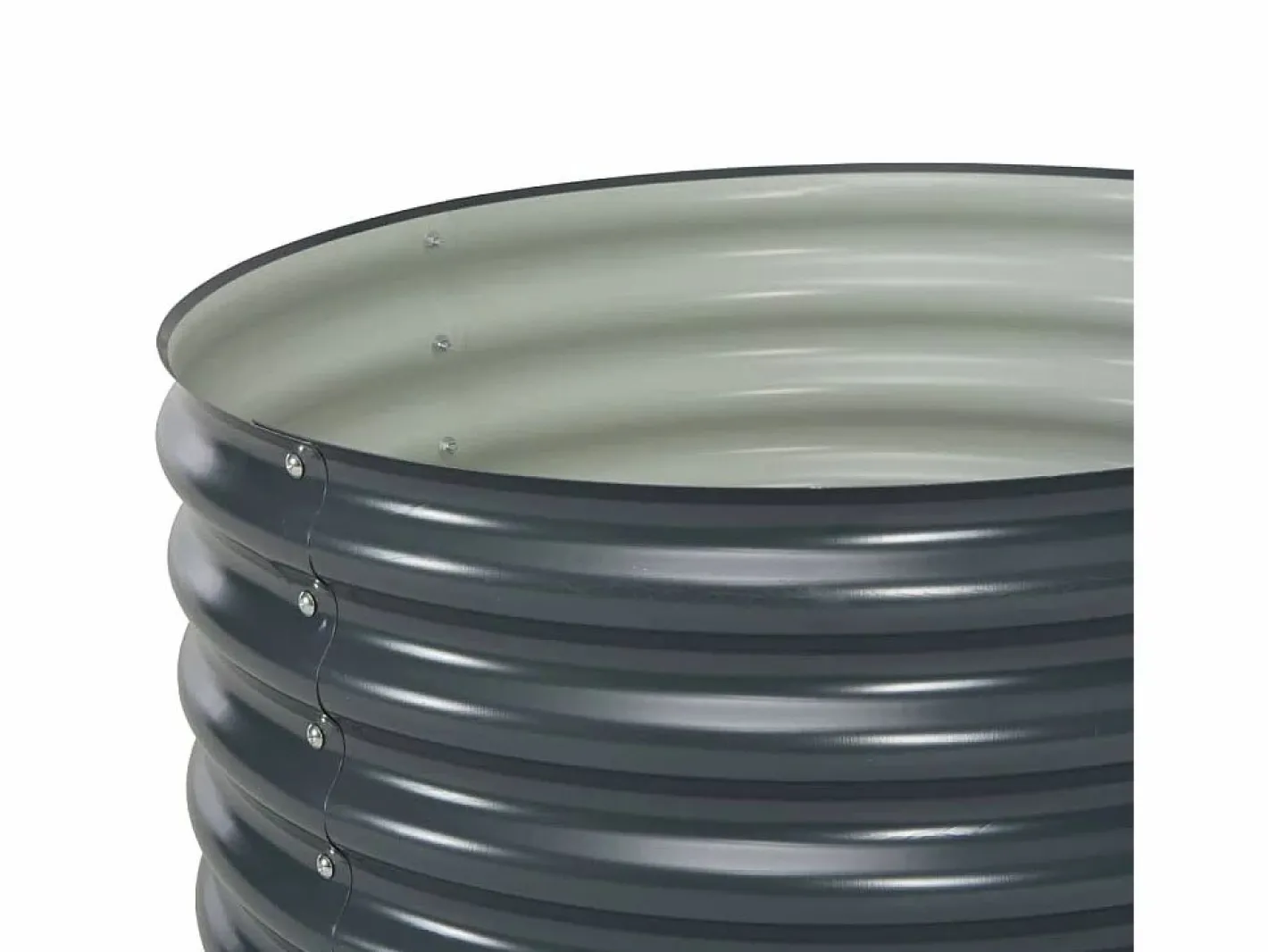 Arriate de acero galvanizado 80x80x44 cm^Clicnbuy Clearance