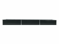 Clicnbuy Arriate de jardín de acero galvanizado antracita 480x80x45 cm Gris antracita Sale