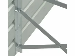Clicnbuy Arriate de jardín de acero galvanizado antracita 480x80x45 cm Gris antracita Sale