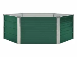 Arriate elevado acero galvanizado 129x129x46 cm^Clicnbuy Hot