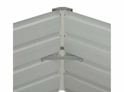 Arriate elevado acero galvanizado 129x129x46 cm^Clicnbuy Hot