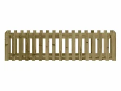 Arriate elevado jardín valla madera impregnada pino 200x50x50cm^Clicnbuy