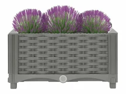 Clicnbuy Jardinera|Arriate polipropileno 40x40x23 cm