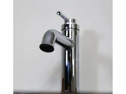 Essebagno Grifo|Art Deco Mezclador bajo de lavabo cromado