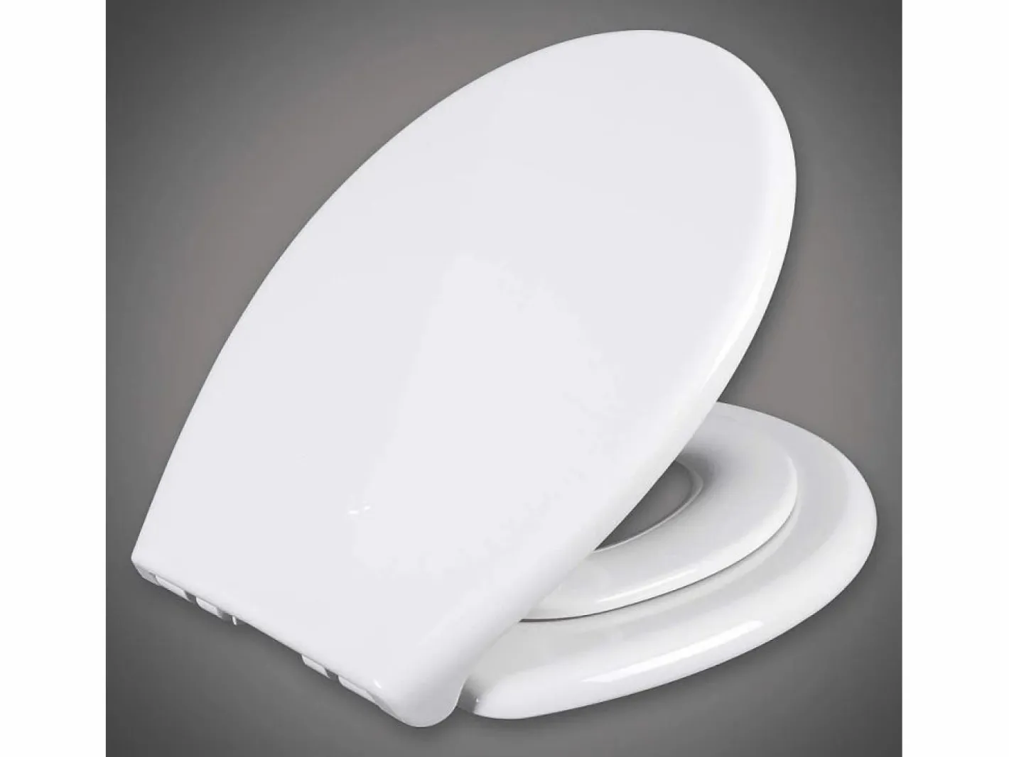 Helloshop26 Asiento de inodoro asiento de inodoro infantil asiento de inodoro familiar con mecanismo de cierre suave 19_0000680 Blanco Best