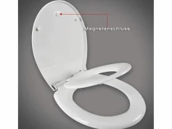 Helloshop26 Asiento de inodoro asiento de inodoro infantil asiento de inodoro familiar con mecanismo de cierre suave 19_0000680 Blanco Best