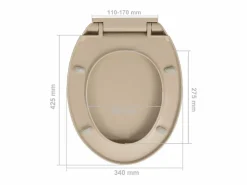 Helloshop26 Tapa De Inodoro|Asiento de inodoro con cierre suave ovalado 02_0002922