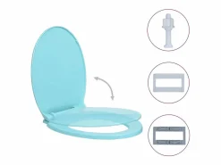 Helloshop26 Tapa De Inodoro|Asiento de inodoro con cierre suave inodoro asiento de inodoro para baño para casa restaurante tienda hotel ovalado 02_0002925