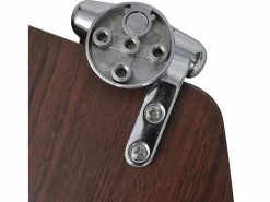 Asiento de inodoro con tapa de cierre suave marrón construcción de MDF 02_0002877^Helloshop26 Sale