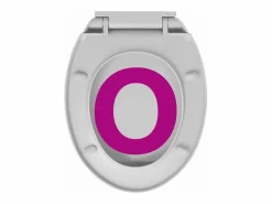 Asiento de inodoro con tapa de cierre suave claro ovalado 02_0002915^Helloshop26