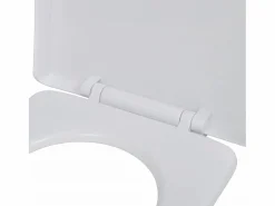 Asiento de inodoro cuadrado con tapa de cierre suave 02_0002890^Helloshop26 Discount