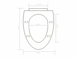 Asiento de inodoro de cierre suave y liberación rápida 02_0002911^Helloshop26 Hot