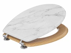 Asiento de inodoro de madera con efecto mármol^5five