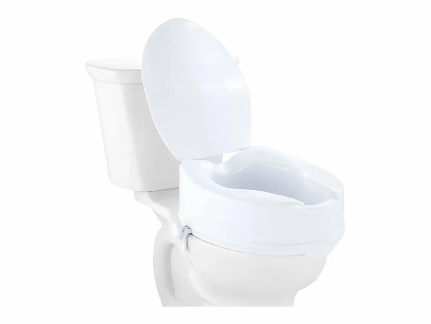 Tapa De Inodoro|Asiento de Inodoro Elevado SucceBuy, 12,7 cm de Altura, Capacidad de 136 kg, Elevador Universal,
