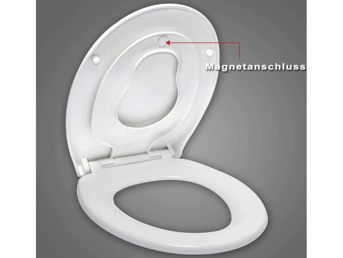 Helloshop26 Tapa De Inodoro|Asiento de inodoro familiar con asiento para niños asiento de inodoro de plástico con cierre automático 19_0000682