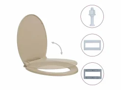 Helloshop26 Tapa De Inodoro|Asiento de inodoro ovalado con tapa de cierre suave 02_0002921