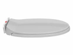 Asiento de inodoro ovalado claro con cierre suave 02_0002916^Helloshop26 Online