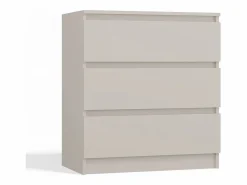 ASTER T3 - Cómoda de 3 cajones - Sala de estar de despacho dormitorio - 75x70x40 - Mueble de almacenaje - Estilo escandinavo^TOPESHOP Best