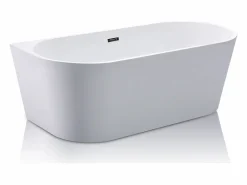Bañera acrílica blanca, 245L, 170 x 75 x 58 cm, DIVINA^Shower & Design Sale
