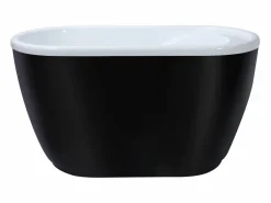 Shower & Design Bañera asiento PICCOLA 240L 120 x 75 x 65 cm - Negro Outlet