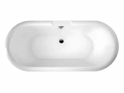 ROGIER & MOTHES Bañera con patas CHELSEA 170 cm patas ÁGUILA NEGRAS Negro / Blanco Best