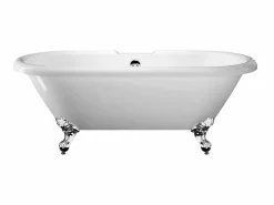 ROGIER & MOTHES Bañera con patas CHELSEA 170 cm patas LEÓN NEGRAS Blanco