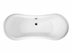ROGIER & MOTHES Bañera con patas DARLINGTON 175 cm patas ÁGUILA BRONCE ENVEJECIDO Blanco / Amarillo Sale