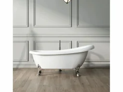 ROGIER & MOTHES Bañera con patas RICHMOND 155 cm patas ÁGUILA DORADAS Blanco / Dorado Hot