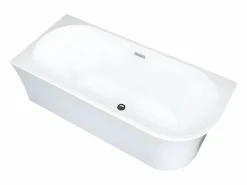 Shower & Design Bañera de esquina izquierda - 228 L - 170 x 75 x 59 cm - Blanca - Acrílico - PONTICOLA Blanco Hot