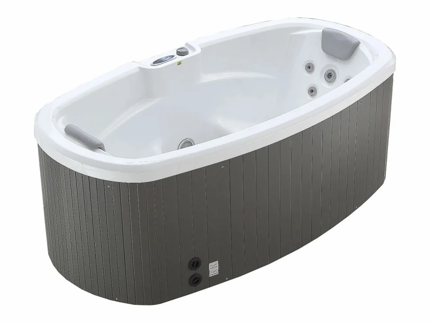 Bañera de hidromasaje 2 pers SAMOA 16 jets 210 x Prof. 110x78 cm^VOGUE SPA Hot