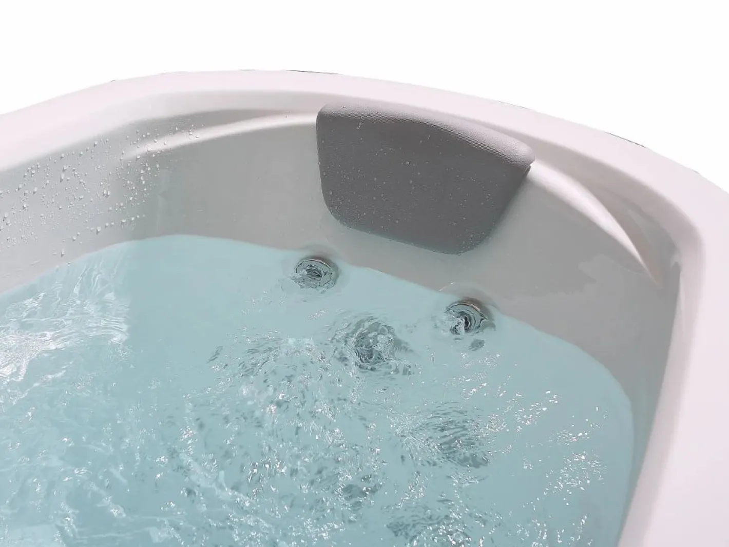Bañera de hidromasaje 2 pers SAMOA 16 jets 210 x Prof. 110x78 cm^VOGUE SPA Hot