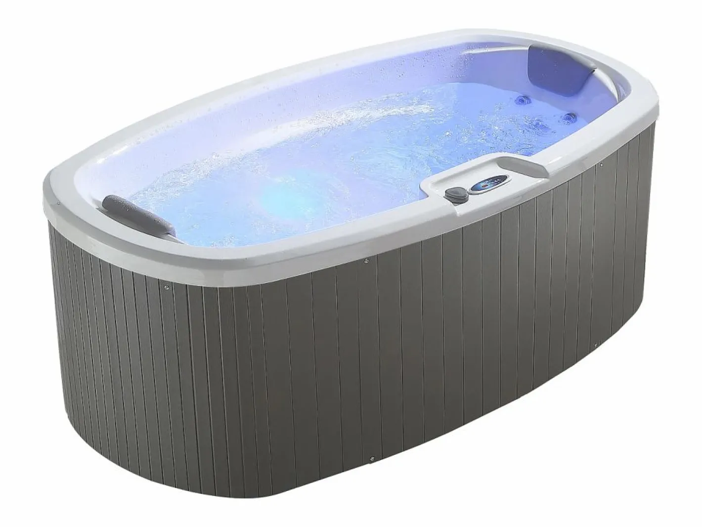 Bañera de hidromasaje 2 pers SAMOA 16 jets 210 x Prof. 110x78 cm^VOGUE SPA Hot