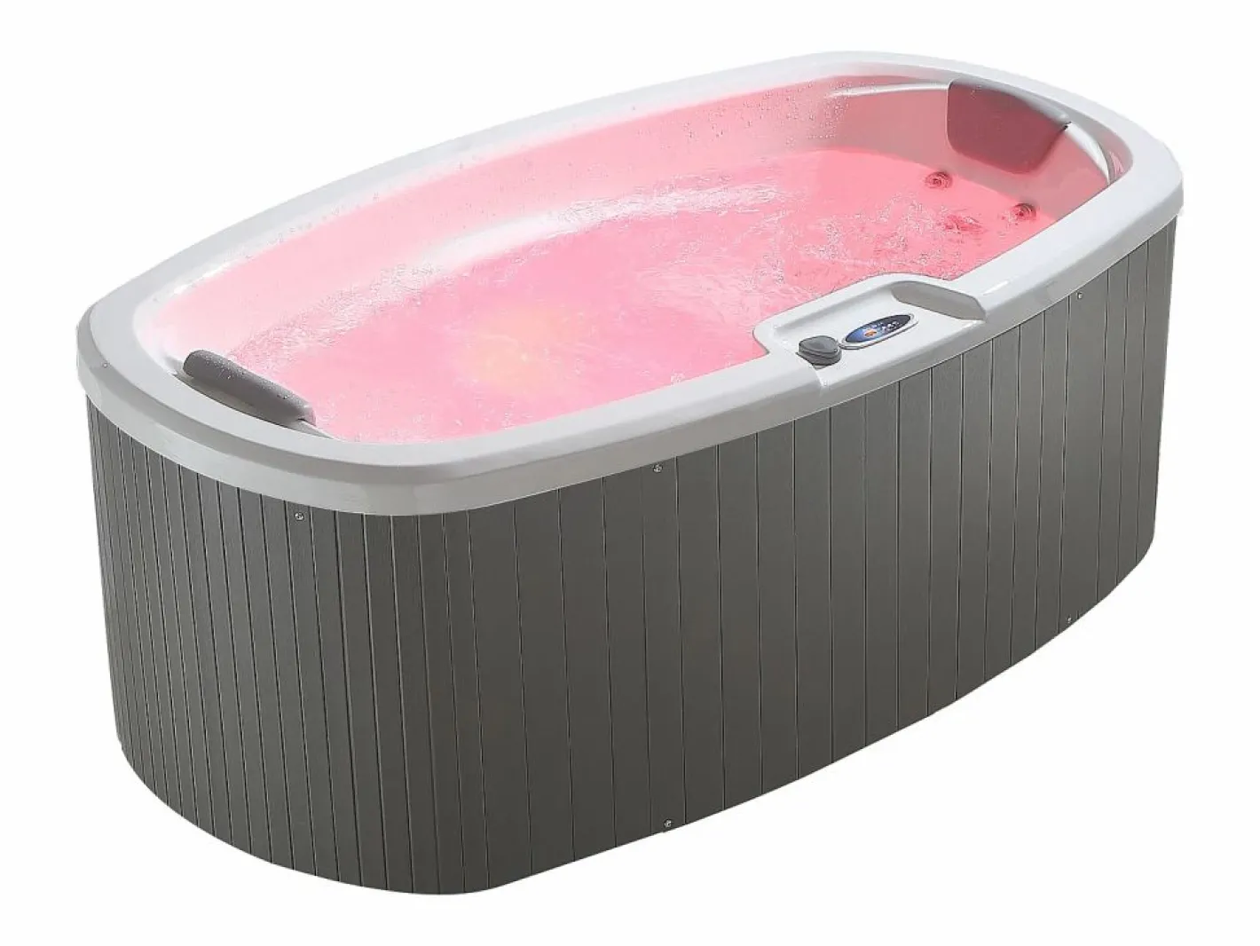 Bañera de hidromasaje 2 pers SAMOA 16 jets 210 x Prof. 110x78 cm^VOGUE SPA Hot