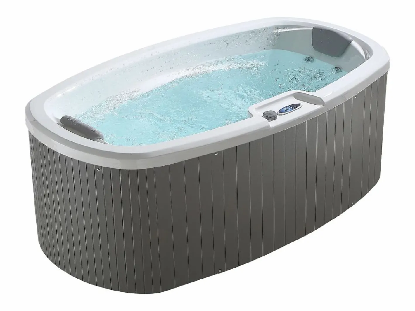 Bañera de hidromasaje 2 pers SAMOA 16 jets 210 x Prof. 110x78 cm^VOGUE SPA Hot